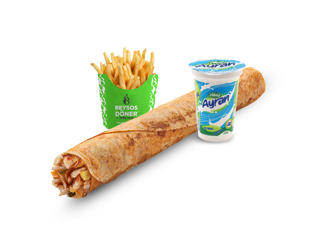 Xlarge Tavuk Dürüm Menü