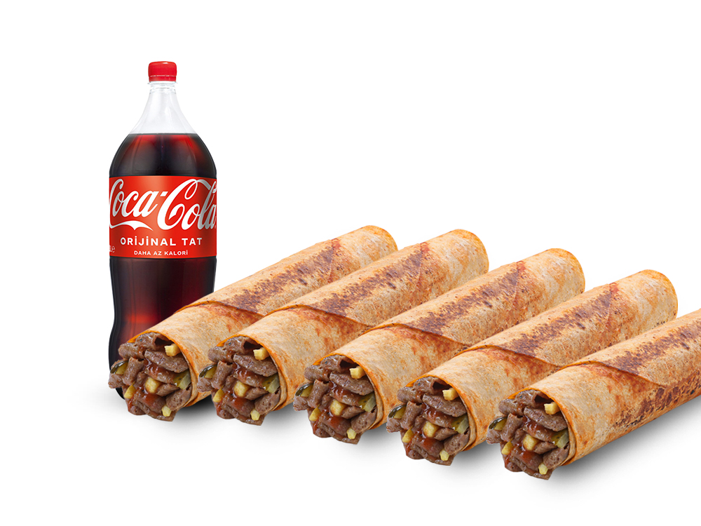 5'li Medium Et Dürüm Menü
