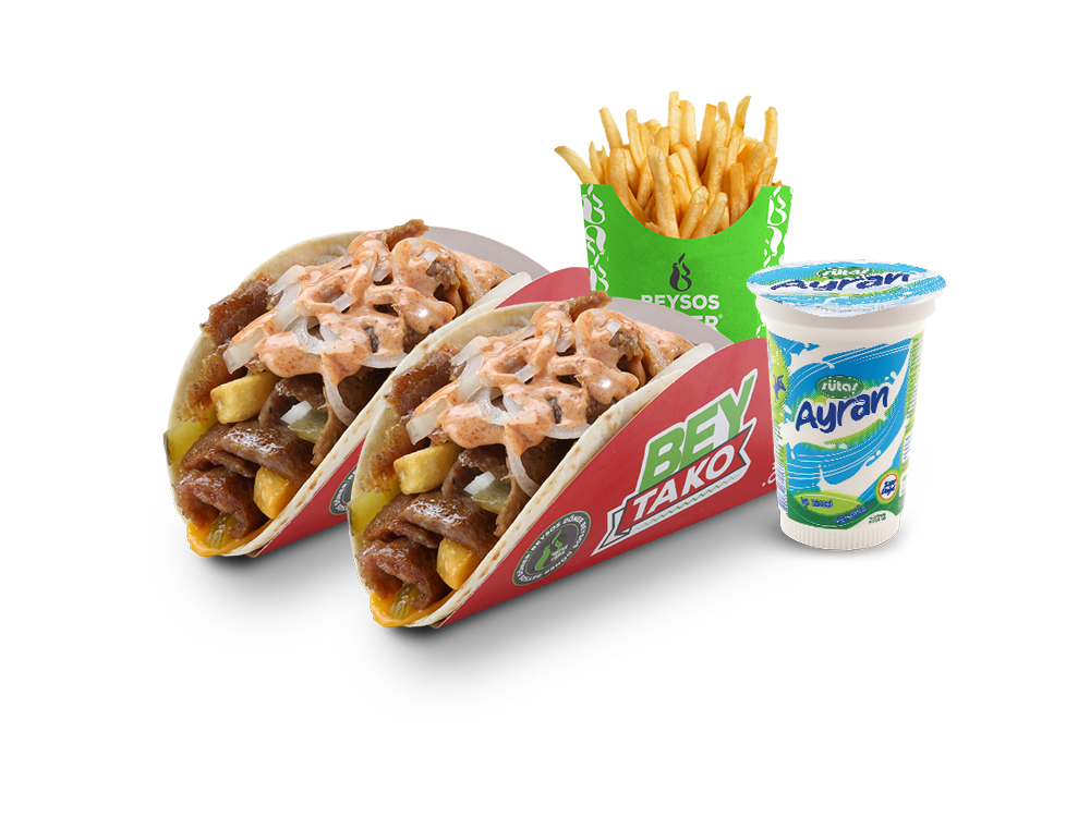 2'li Bey Tako Et Döner Menü