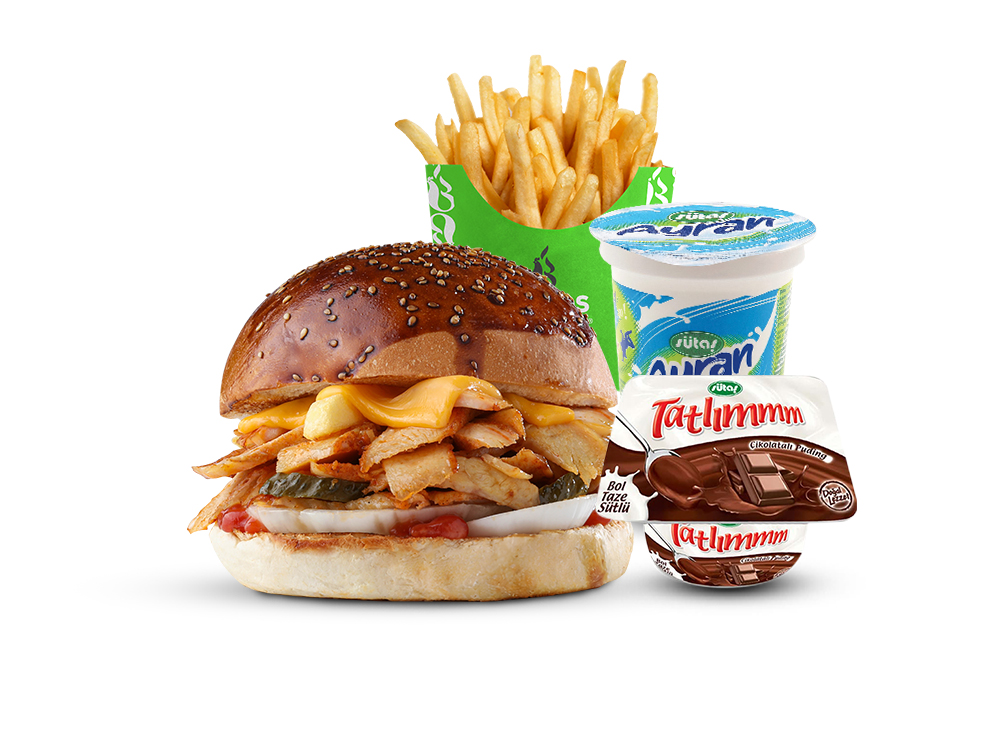 Tavuk Döner Burger Menü