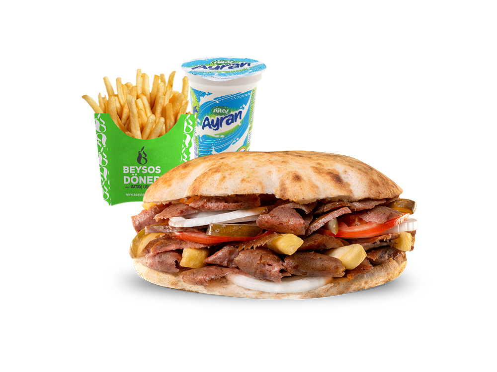 Tombik Ekmek Et Döner Menü