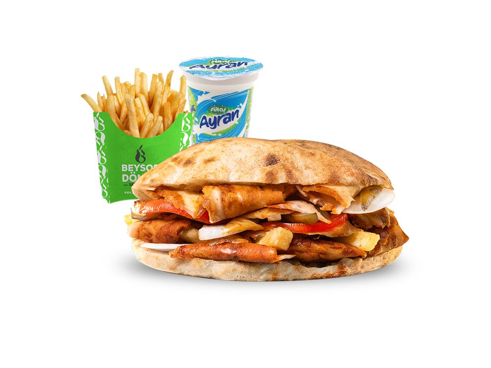 Tombik Ekmek Tavuk Döner Menü